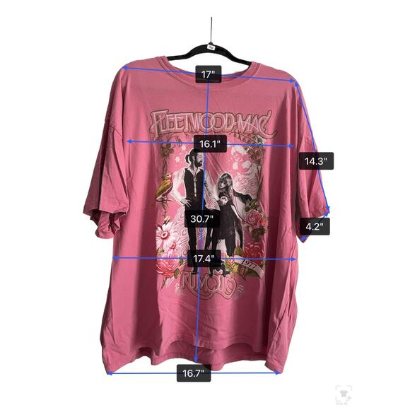 Fleetwood Mac Rumours 100% Cotton OS Graphic T-Shirt Daydreamer - Picture 10 of 10